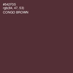 #542F35 - Congo Brown Color Image