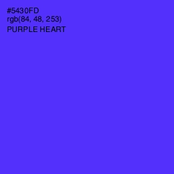 #5430FD - Purple Heart Color Image