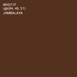 #54311F - Jambalaya Color Image