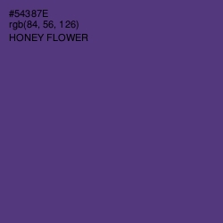 #54387E - Honey Flower Color Image