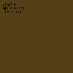 #543F16 - Jambalaya Color Image