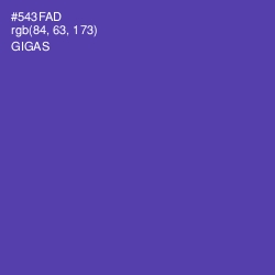 #543FAD - Gigas Color Image