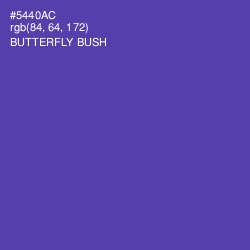 #5440AC - Butterfly Bush Color Image