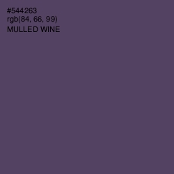 #544263 - Mulled Wine Color Image