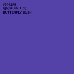 #5442A9 - Butterfly Bush Color Image