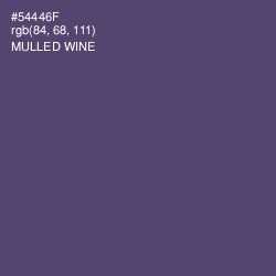 #54446F - Mulled Wine Color Image