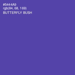 #5444A9 - Butterfly Bush Color Image