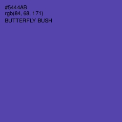 #5444AB - Butterfly Bush Color Image