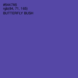 #5447A5 - Butterfly Bush Color Image