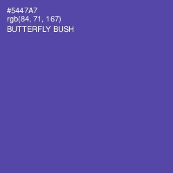 #5447A7 - Butterfly Bush Color Image