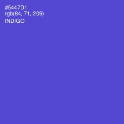 #5447D1 - Indigo Color Image