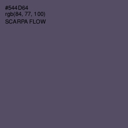 #544D64 - Scarpa Flow Color Image