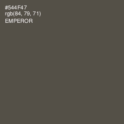 #544F47 - Emperor Color Image