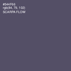 #544F66 - Scarpa Flow Color Image