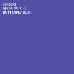 #5450A5 - Butterfly Bush Color Image