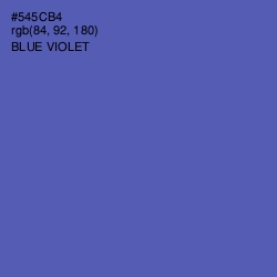 #545CB4 - Blue Violet Color Image