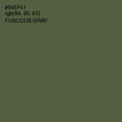 #545F41 - Fuscous Gray Color Image