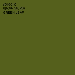 #54601C - Green Leaf Color Image