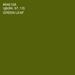 #54610A - Green Leaf Color Image