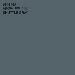 #54646A - Shuttle Gray Color Image