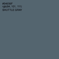 #54656F - Shuttle Gray Color Image