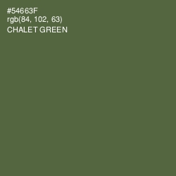 #54663F - Chalet Green Color Image