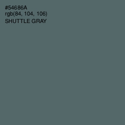 #54686A - Shuttle Gray Color Image