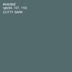 #546B6E - Cutty Sark Color Image