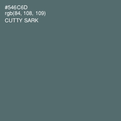 #546C6D - Cutty Sark Color Image