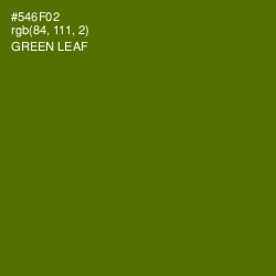 #546F02 - Green Leaf Color Image