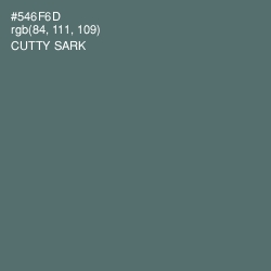 #546F6D - Cutty Sark Color Image