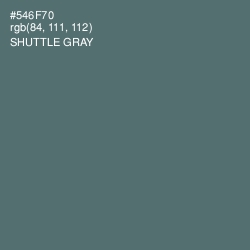 #546F70 - Shuttle Gray Color Image
