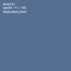 #546F91 - Waikawa Gray Color Image