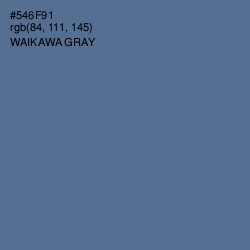 #546F91 - Waikawa Gray Color Image