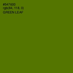 #547600 - Green Leaf Color Image