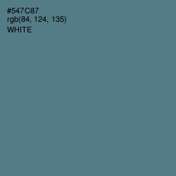 #547C87 - Bismark Color Image