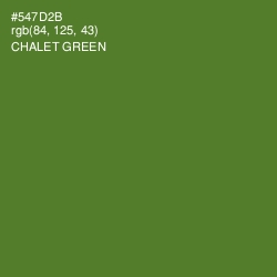 #547D2B - Chalet Green Color Image