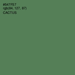 #547F57 - Cactus Color Image