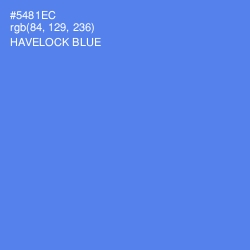#5481EC - Havelock Blue Color Image