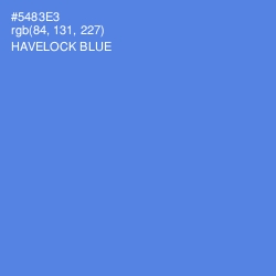 #5483E3 - Havelock Blue Color Image