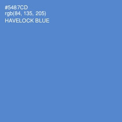 #5487CD - Havelock Blue Color Image