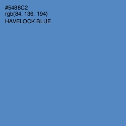 #5488C2 - Havelock Blue Color Image