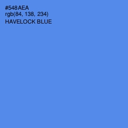 #548AEA - Havelock Blue Color Image