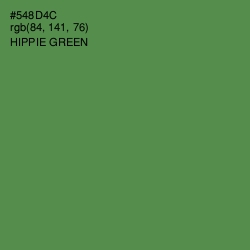 #548D4C - Hippie Green Color Image