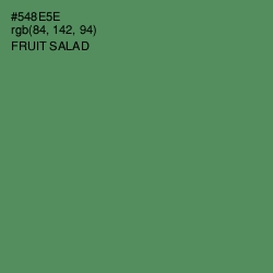 #548E5E - Fruit Salad Color Image