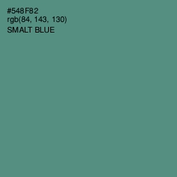 #548F82 - Smalt Blue Color Image