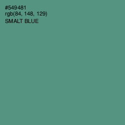 #549481 - Smalt Blue Color Image