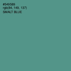 #549589 - Smalt Blue Color Image