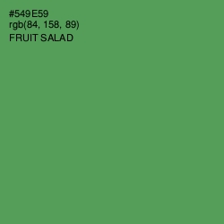 #549E59 - Fruit Salad Color Image