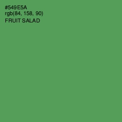 #549E5A - Fruit Salad Color Image